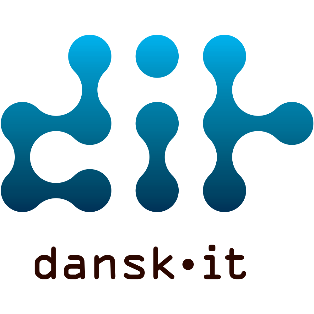 DANSK IT logo classic blå