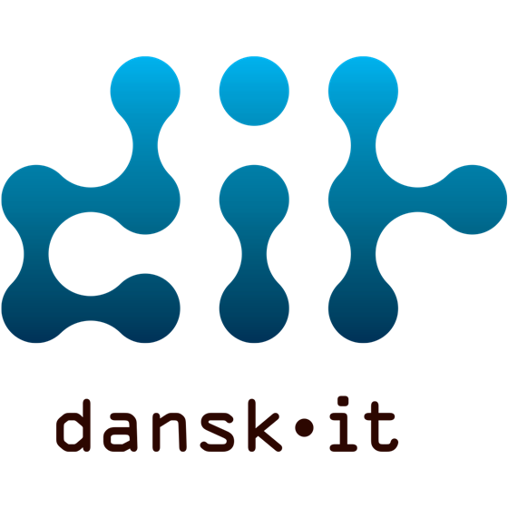 DANSK IT logo classic blå